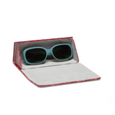 Magic glasses case with Peony print